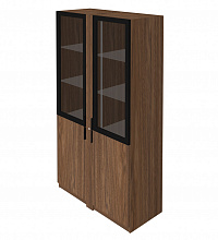 Шкаф комбинированный со стеклянными дверьми TS-44+TS-7.1(х2)+TS-08.1(х2)